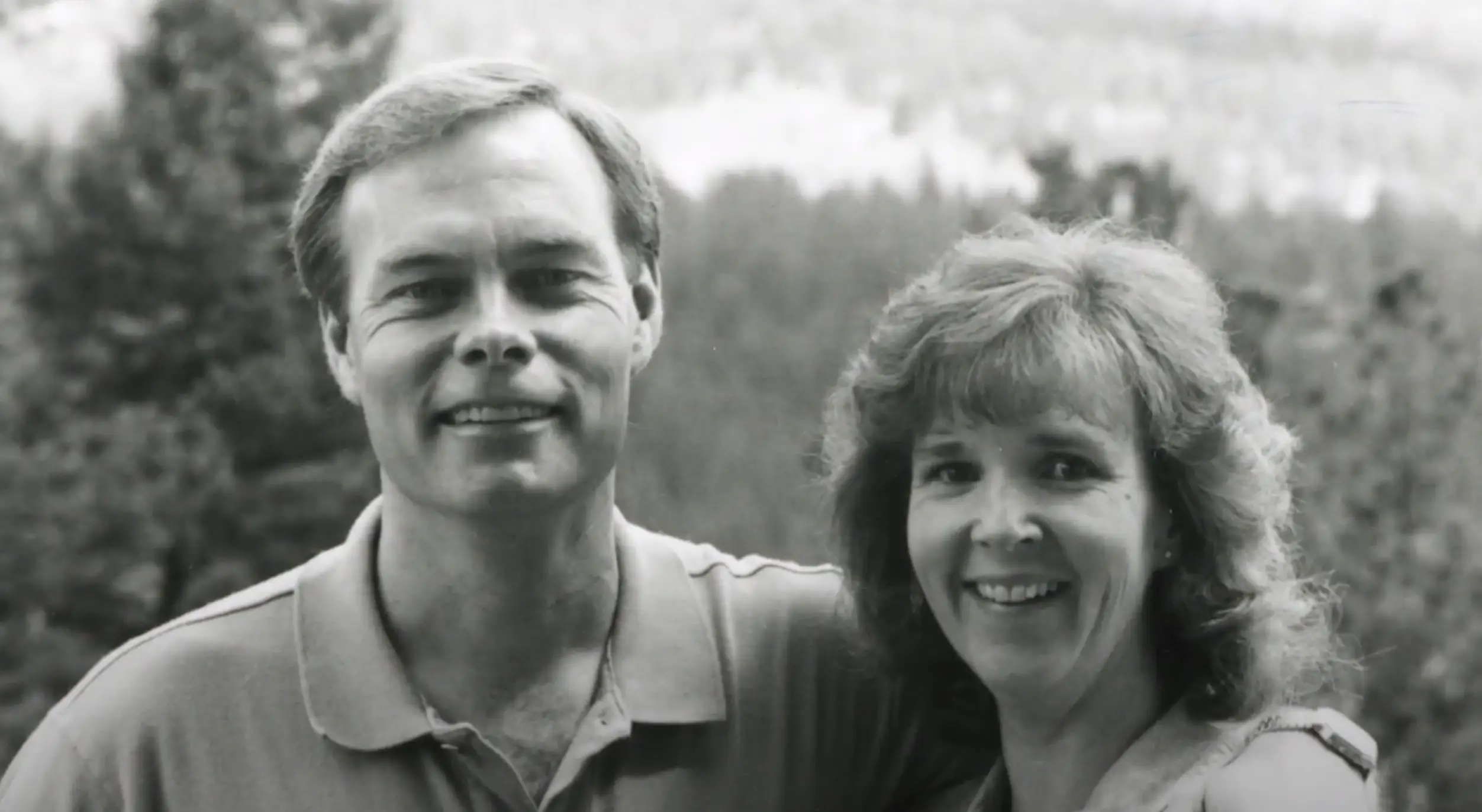 Vintage portrait of Andrew and Jamie Wommack